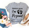 Spoiler Alert I'm Pregnant T-shirt by T-Shirt Crazed