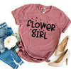Flower Girl T-shirt by T-Shirt Crazed