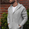 Men's Stripes Zip Up Hoodie