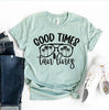 Good Times & Tan Lines T-shirt by T-Shirt Crazed