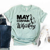 May Contain Whiskey T-shirt by T-Shirt Crazed