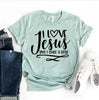 I Love Jesus But I Cuss A Little T-shirt by T-Shirt Crazed