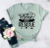 Please Love Rescue T-Shirt by Furr Baby Gifts