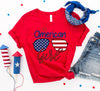 All American Girl T-shirt by T-Shirt Crazed