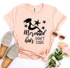 Mermaid Hair Don't Care T-shirt by T-Shirt Crazed