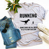 Running - Need a Little Motivation T-shirt by T-Shirt Crazed