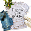 Rise Up And Pray Luke 22:46 T-shirt by T-Shirt Crazed