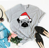 Pug Christmas T-shirt by T-Shirt Crazed