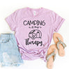 Camping Is My Therapy T-shirt by T-Shirt Crazed