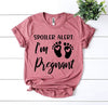 Spoiler Alert I'm Pregnant T-shirt by T-Shirt Crazed