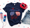 All American Girl T-shirt by T-Shirt Crazed
