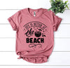 Life Is Better At The Beach T-shirt by T-Shirt Crazed