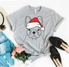 Christmas Bulldog T-shirt by T-Shirt Crazed