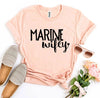 Marine Wifey T-shirt by T-Shirt Crazed