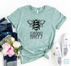 Bee Happy T-shirt by T-Shirt Crazed