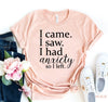 I Came I Saw T-shirt by T-Shirt Crazed