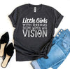 Little Girls With Dreams T-shirt by T-Shirt Crazed