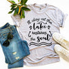 A Day At The Lake Restores The Soul T-shirt by T-Shirt Crazed