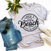 Life's a Beach Enjoy The Waves T-shirt by T-Shirt Crazed