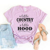 A Little Country A Little Hood T-shirt by T-Shirt Crazed
