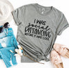 I Was Social Distancing T-shirt by T-Shirt Crazed