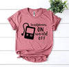 Headphones On World Off T-shirt by T-Shirt Crazed