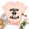 Grillin' And Chillin' T-shirt by T-Shirt Crazed