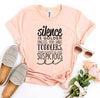 Silence Is Golden T-shirt by T-Shirt Crazed