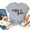 Coffee And Jesus T-shirt by T-Shirt Crazed