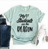 My Students Are The Reason T-shirt by T-Shirt Crazed