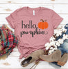 Hello Pumpkin T-shirt by T-Shirt Crazed