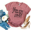 You Are Your Only Limit T-shirt by T-Shirt Crazed