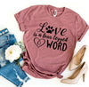 Love Is a Four Legged Word T-Shirt by Furr Baby Gifts
