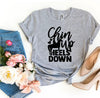 Chin Up Heels Down T-shirt by T-Shirt Crazed