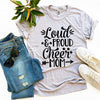Loud And Proud Cheer Mom T-shirt by T-Shirt Crazed
