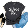 Flower Girl T-shirt by T-Shirt Crazed