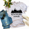 Adventure Awaits T-shirt by T-Shirt Crazed