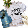 Love Is a Four Legged Word T-Shirt by Furr Baby Gifts