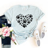 Paw Heart T-Shirt by Furr Baby Gifts