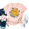 Be Happy T-shirt by T-Shirt Crazed