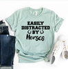 Easily Distracted By Horses T-shirt by T-Shirt Crazed
