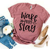 Wake Pray Slay T-shirt by T-Shirt Crazed