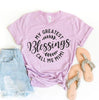My Greatest Blessings Call Me Mimi T-shirt by T-Shirt Crazed