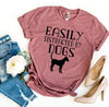 Easily Distracted By Dogs T-shirt by T-Shirt Crazed