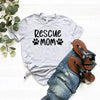 Rescue Mom T-Shirt by Furr Baby Gifts
