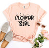 Flower Girl T-shirt by T-Shirt Crazed