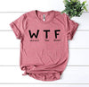WTF Where's The Food? T-shirt by T-Shirt Crazed