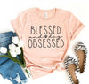 Blessed And Dog Obsessed T-shirt by T-Shirt Crazed