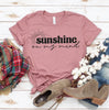 Sunshine On My Mind T-shirt by T-Shirt Crazed