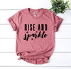 Rise And Sparkle T-shirt by T-Shirt Crazed